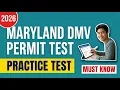 Mastering The Maryland A Permit Test With 2026 Practice Questions