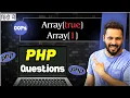 PHP Array interview questions and answers in hindi