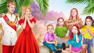 الملك مقابل الملكة بنت فقيرة في عائلة ملكية الجزء 14 