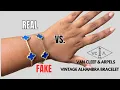 Real Vs Fake Van Cleef Arpels Vintage Alhambra Bracelet Let s Compare my VCA to a FAKE one