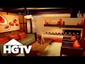 Modern Asian Living Room Color Splash HGTV