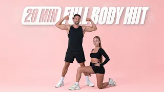 20 Min Full Body HIIT | Burn 300 Calories (No Repeat, No Equipment)