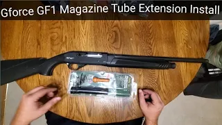 Gforce GF1 12 Gauge Semi-Automatic Shotgun 7 1 Magazine Tube Extension Installation