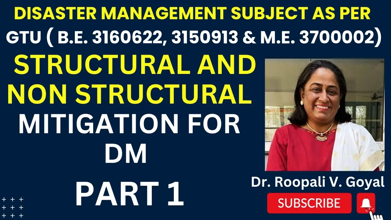 Structural & Non Structural Mitigation of Disaster Management Part 1#disaster @CivilTutor