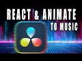 Make Images REACT ANIMATE to MUSIC in DaVinci Resolve 19 VISUALIZER using Reactor
