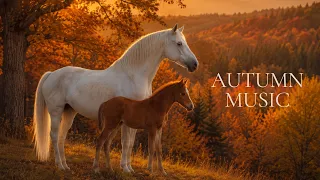 🍂 Where Autumn Lingers 🍂 Peaceful Piano, Fall Scenery & Deep Relaxation