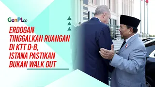 Erdogan Walk Out Saat Prabowo Berbicara di KTT D-8, Istana Beri Penjelasan