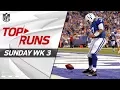 Top Runs from Sunday NFL Week 3 Highlights