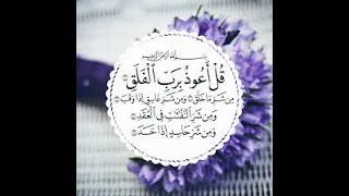 سورة الفلق الشيخ حسن صالح 