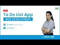 Create To Do App using HTML CSS JS and Bootstrap