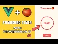 How To Build A Pomodoro Timer using VueJS Progressbar JS Beginner Tutorial - Part 1