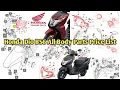 Honda Dio BS6 All Orginal Body Parts Service Center Price List Honda Dio BS6 Spare Parts