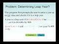 Python Selection Statements Logical Operators and or and not A program to determine a Leap Year