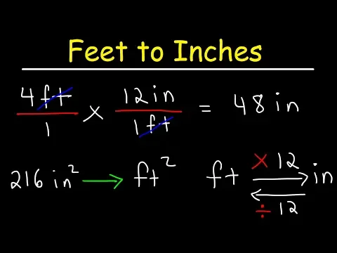 Download MP3 How To Convert Feet to Inches and Inches to Feet