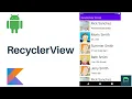 Android Kotlin RecyclerView Tutorial with Example