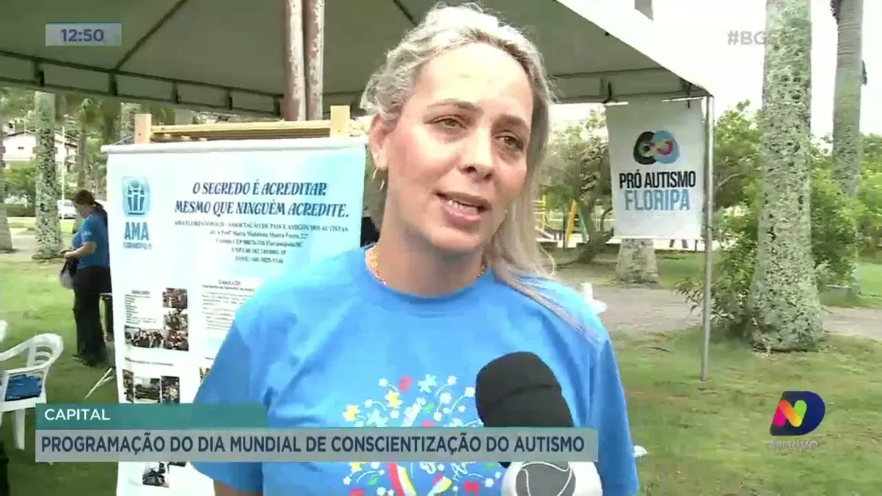 Programação do Dia Mundial de Conscientização do Autismo