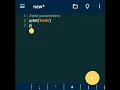 End parameters in python