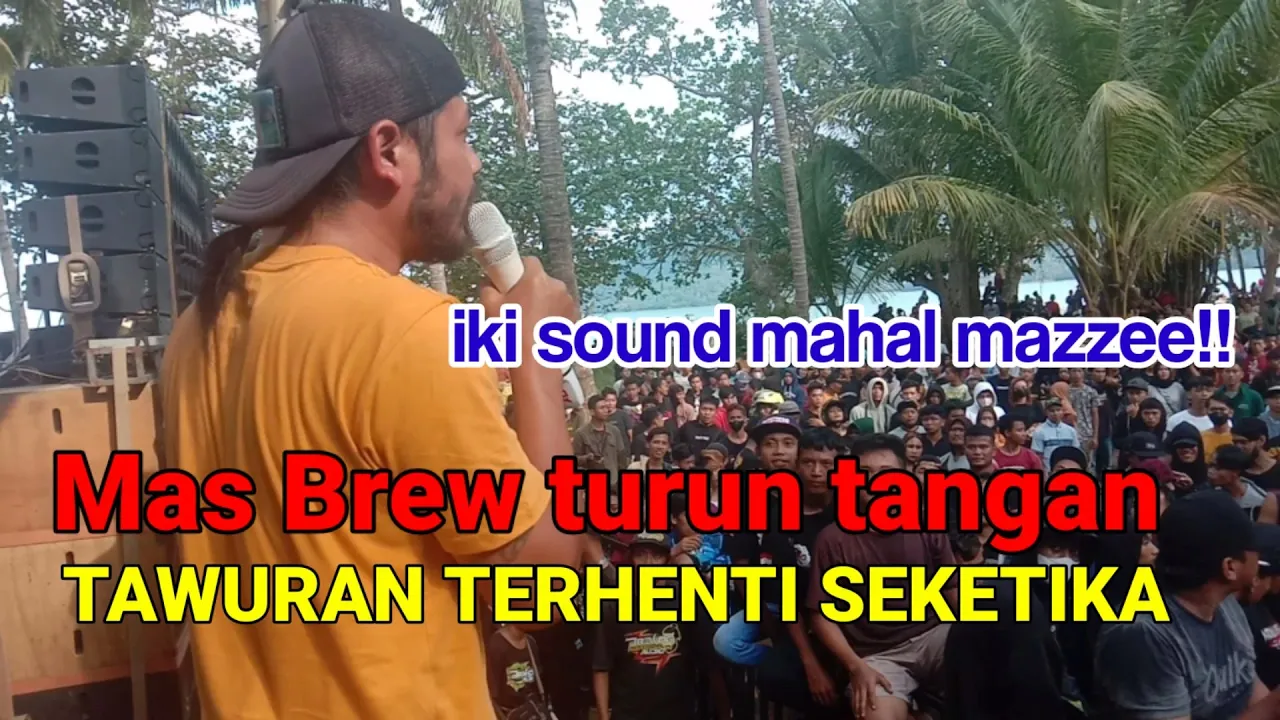NURUT SAMA MAS BREW ‼️ TAWURAN JADI KONDUSIF SEKETIKA | PANTAI DAMAS