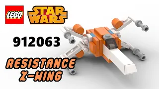 LEGO 912063 RESISTANCE X-WING | LEGO Starwars Magazine Gift Virtual Build