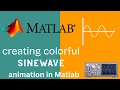 Creating Small sine wave animation in Matlab