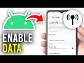 How To Turn On Mobile Data On Android - Full Guide