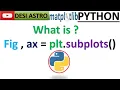 Python Data Visualization A Comprehensive Tutorial on fig ax plt subplots in Matplotlib