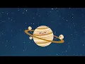 Baby Sleep Low Stimulation Video | Calming Stars & Planets in Space for Deep Relaxation