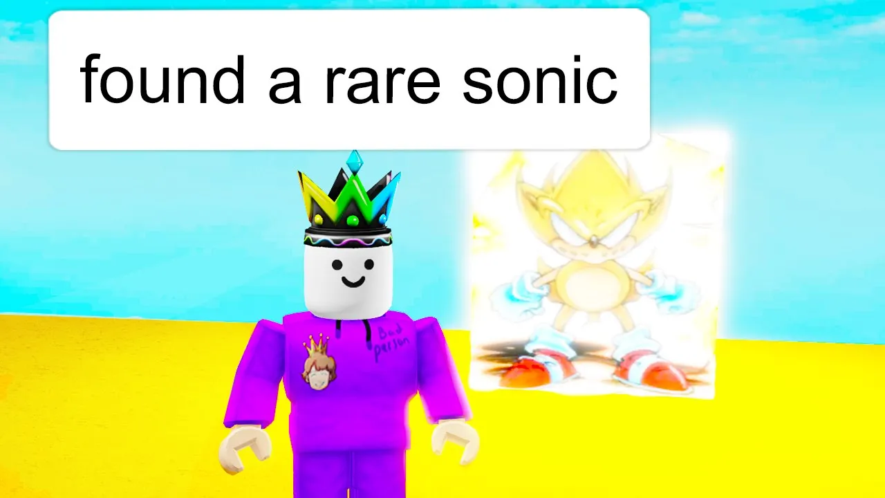 Roblox Find The Sonics BUT I Find The INSANE RARE Ones