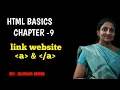 How to link Website using anchor tag HTML Lesson - 9