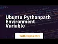 Ubuntu pythonpath environment variable