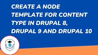 Create node template for content type in Drupal 8 Drupal 9 Drupal 10