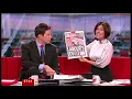 Susanna Reid Pokies in Tight Satin Silver Blouse 093009
