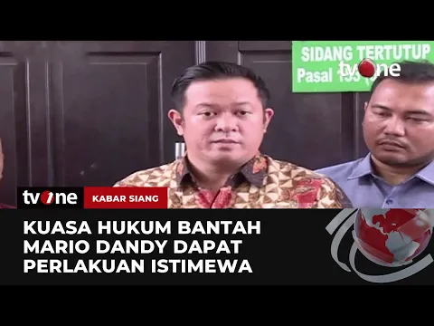 Klarifikasi soal Privilege, Kuasa Hukum: Mario Dandy Masuk Sel 3x3 Bersama 10 Orang