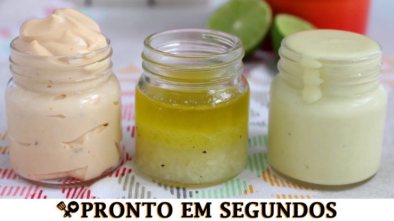 Receita de molho simples de salada. Para você deixar pronto na geladeira. Ingredientes: 30 ml de suc. 