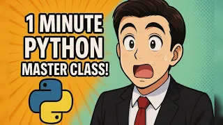 1 Minute Python Masterclass Episode 1 Basics