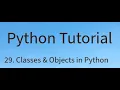 Python Classes Objects for Beginners Zero to Hero