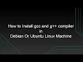 How to Compile and Run C program and C Program Using GCC and G on Ubuntu Linux Lubuntu Dj