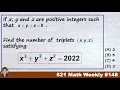 Math 521 Sum of three squares