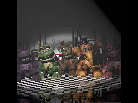 FNAF Mediocre Melody Animatronics over the years