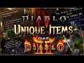 Diablo 2 Unique Items in Diablo 4