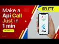Flutter Delete Api call implementation DELETE amplifyabhi