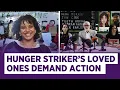 Palestine Action hunger strikers' supporters demands immediate government action