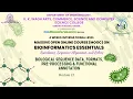 Module 2 1 Understanding Biological Sequence Formats Bioinformatics Essentials MOOC