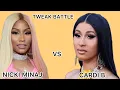Nicki Minaj Vs Cardi B Tweak Battle