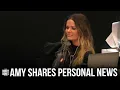 Amy Shares Personal News About Marriage
