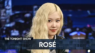 ros reminisces on her blackpink audition shows jimmy how to play the apt drinking game extended 