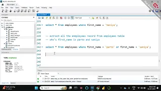 SQL lecture - 6 SQL and or in like NMD PVT LTD