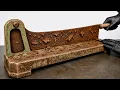 Extremely Rusty and Destroyed Guillotine Restoration - ASMR