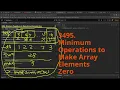 Leetcode Daily Challenge HARD Problem 3495 Minimum Operations to Make Array Elements Zero 6Sep2025