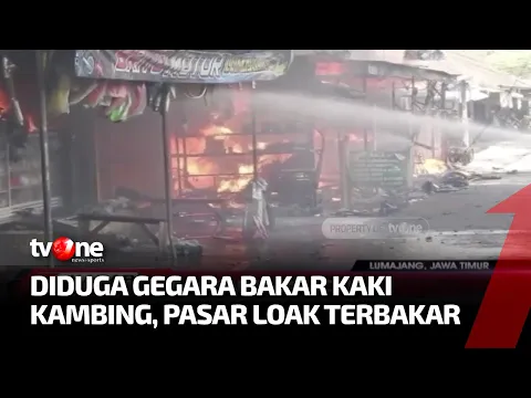 Pasar Loak Lumajang Terbakar, Diduga Ini Penyebabnya